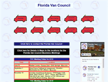 Tablet Screenshot of floridavancouncil.com